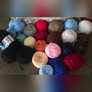Yarn Ball Bundle Colorful Craft Crochet Knit (Bundle#1)